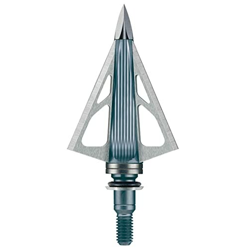 Metal broadhead arrowhead with sharp blades