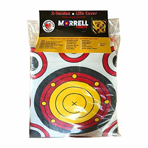 Morrell archery target cover with bullseye design