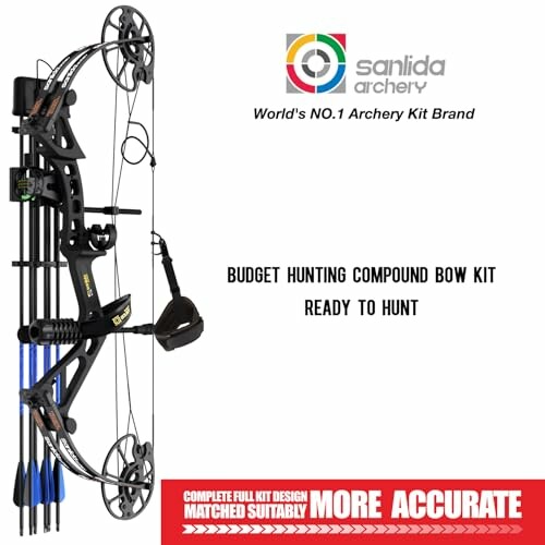 Sanlida budget hunting compound bow kit with arrows